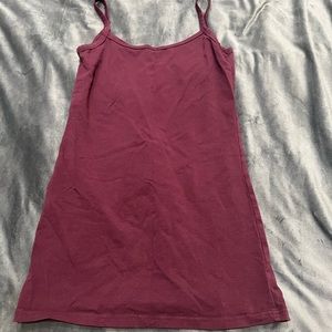 Burgundy tank top